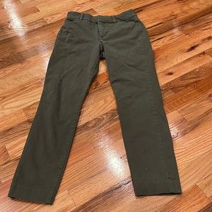 Olive green high waisted pants